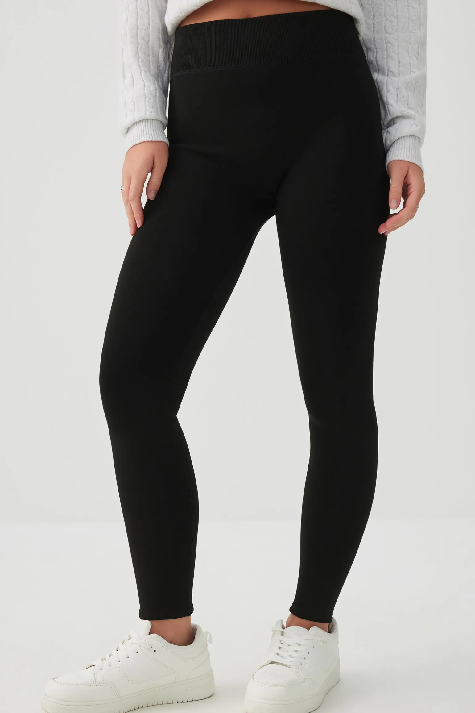 Faux Fur Lined Seamless Leggings