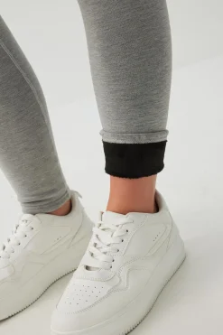 Faux Fur Lined Seamless Leggings