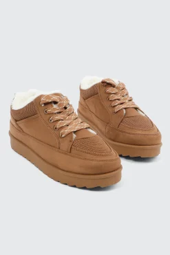 Faux Fur Lined Sneakers
