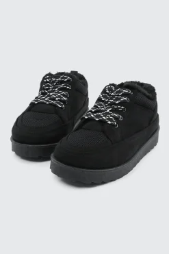 Faux Fur Lined Sneakers