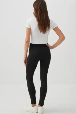Faux Fur Lined Studded Leggings