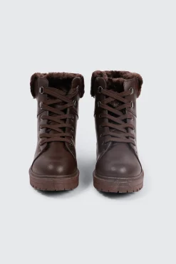 Faux Fur Lined Winter Boots