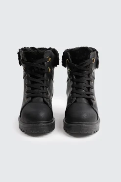 Faux Fur Lined Winter Boots