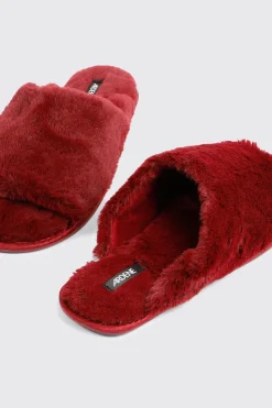 Faux Fur Slippers