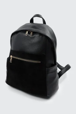 Faux Leather Backpack