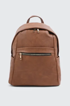 Faux Leather Backpack