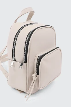 Faux Leather Backpack