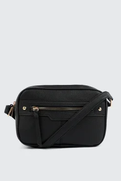 Faux Leather Crossbody Bag