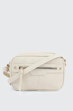 Faux Leather Crossbody Bag