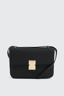 Faux Leather Crossbody Bag