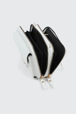 Faux Leather Crossbody Wallet