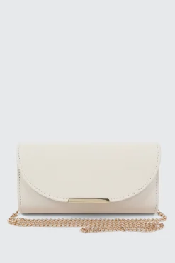 Faux Leather Envelope Clutch