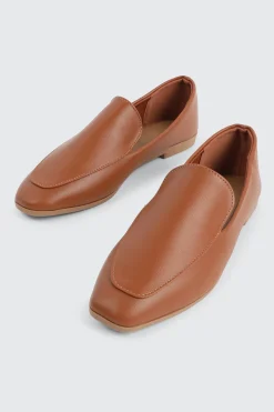 Faux Leather Loafers