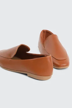 Faux Leather Loafers