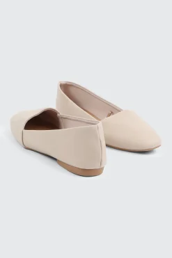 Faux Leather Round Toe Loafers