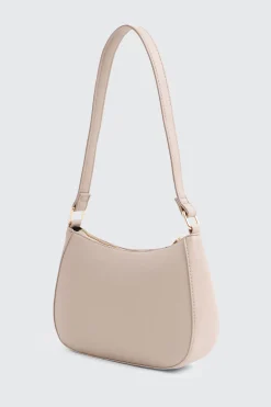 Faux Leather Shoulder Bag