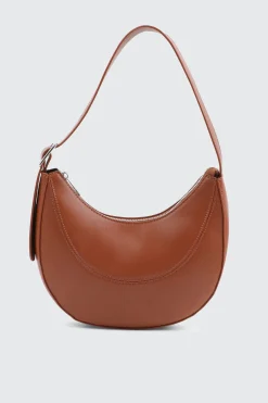 Faux Leather Shoulder Bag