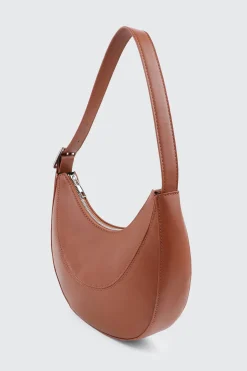 Faux Leather Shoulder Bag