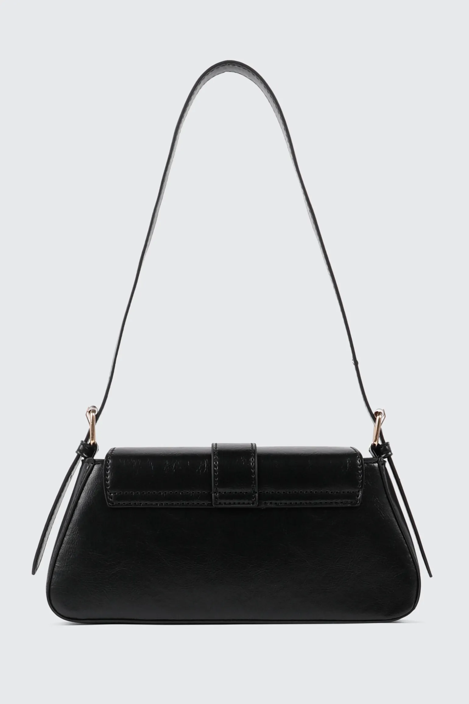 Faux Leather Shoulder Bag