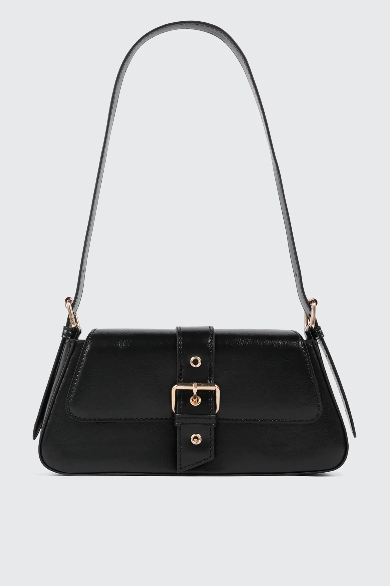 Faux Leather Shoulder Bag