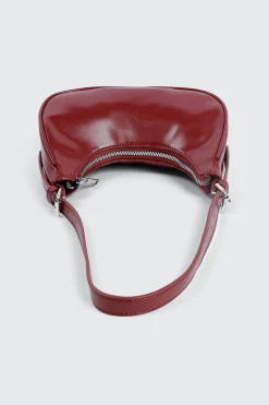 Faux Leather Shoulder Bag