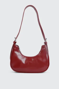 Faux Leather Shoulder Bag