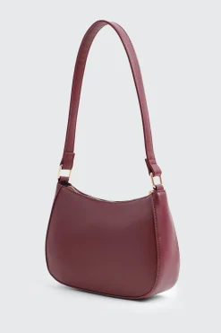 Faux Leather Shoulder Bag