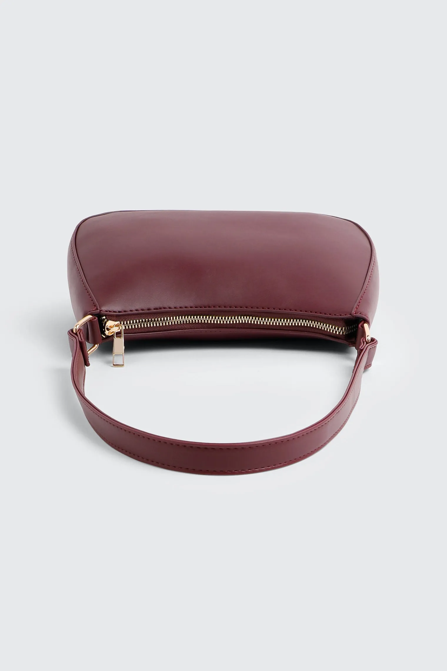 Faux Leather Shoulder Bag