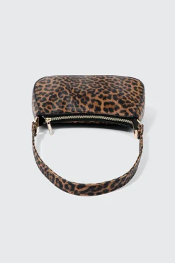 Faux Leather Shoulder Bag