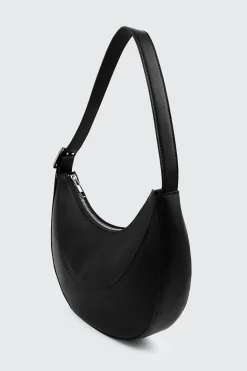 Faux Leather Shoulder Bag