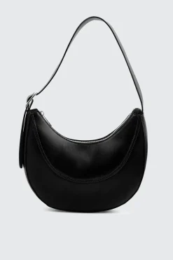 Faux Leather Shoulder Bag