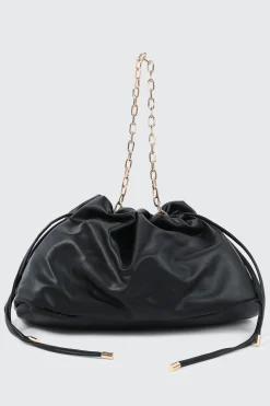 Faux Leather Shoulder Bag