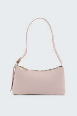Faux Leather Shoulder Bag