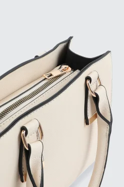 Faux leather Small Structured Handbag