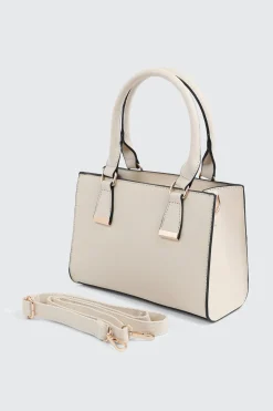 Faux leather Small Structured Handbag
