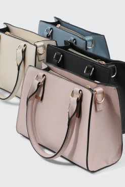 Faux leather Small Structured Handbag