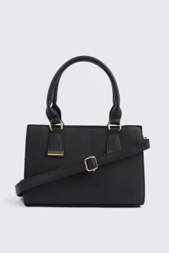 Faux leather Small Structured Handbag