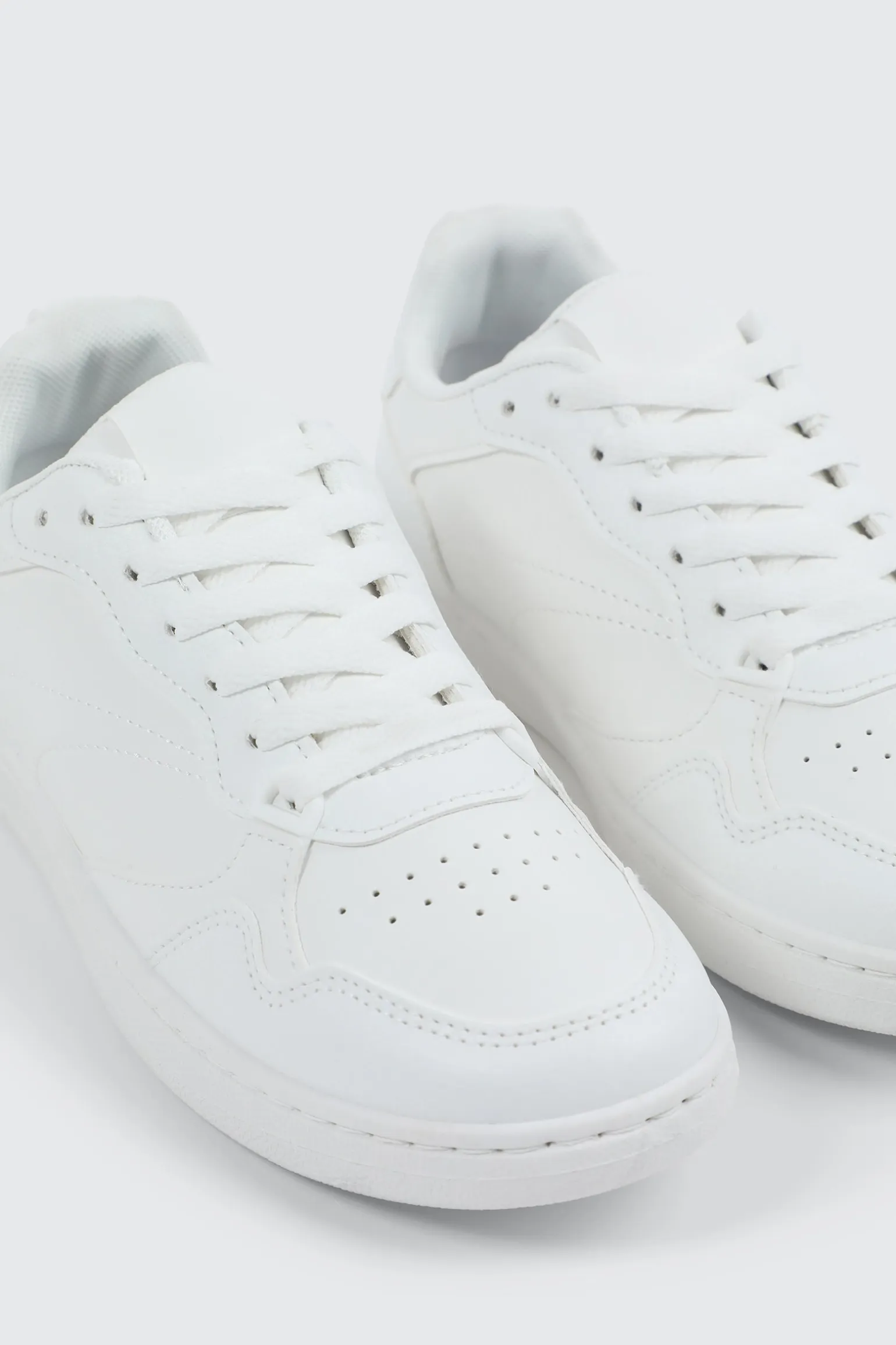 Faux Leather Sneakers