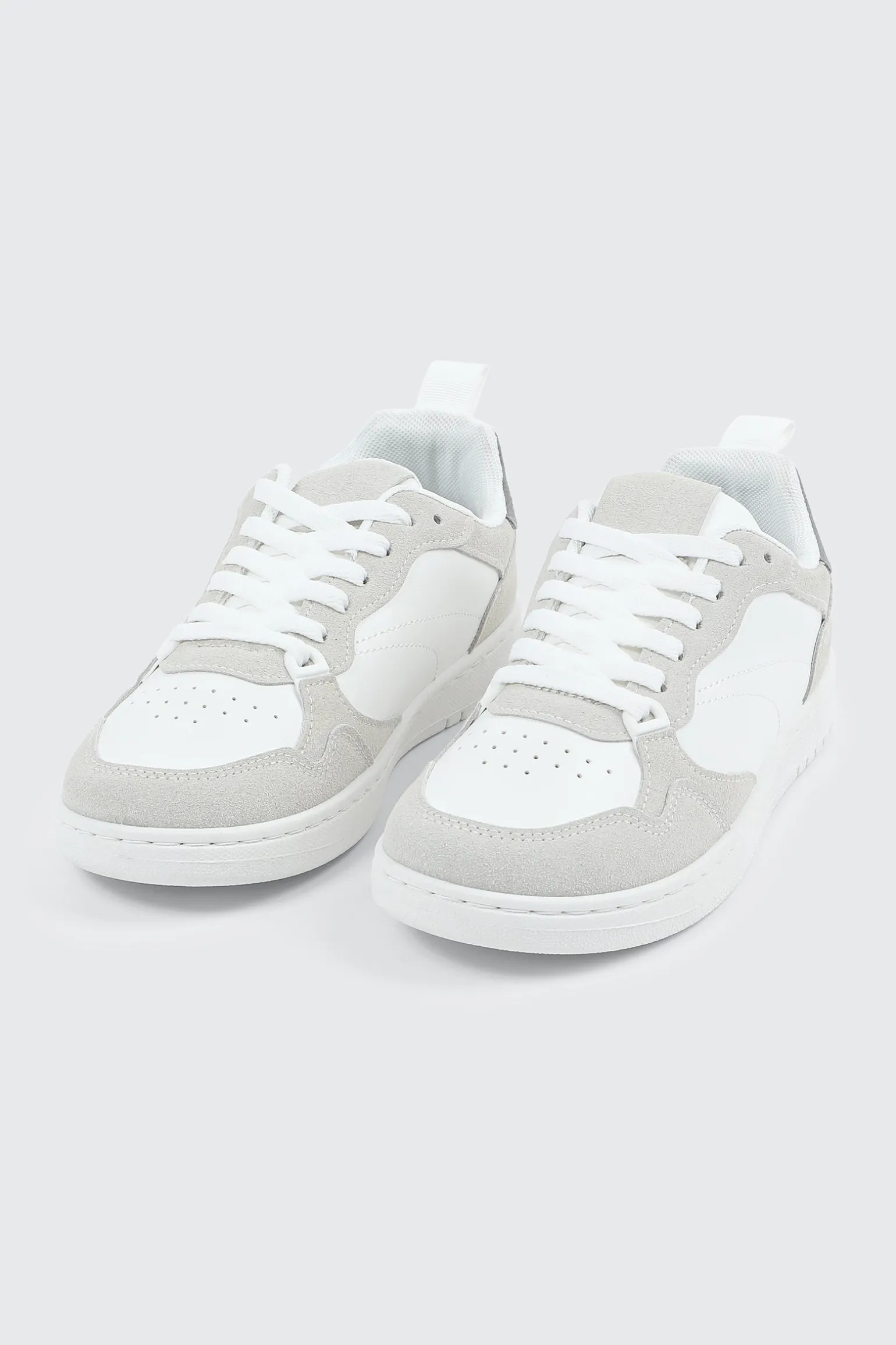 Faux Leather Sneakers