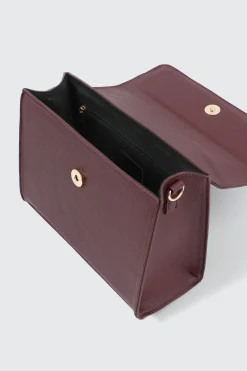 Faux leather Square Handbag