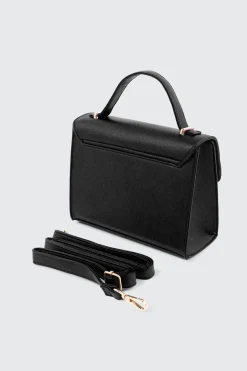 Faux leather Square Handbag