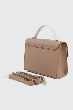 Faux leather Square Handbag