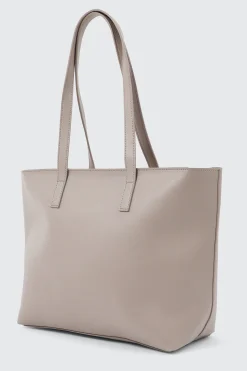 Faux Leather Tote Bag