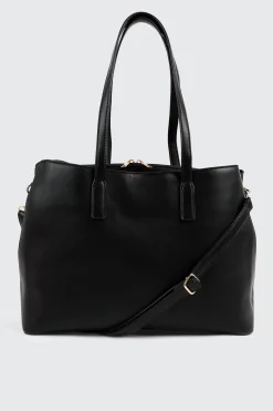 Faux Leather Tote Bag