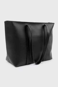 Faux Leather Tote Bag