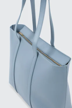 Faux Leather Tote Bag