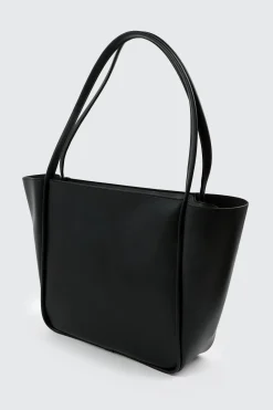 Faux Leather Tote Bag