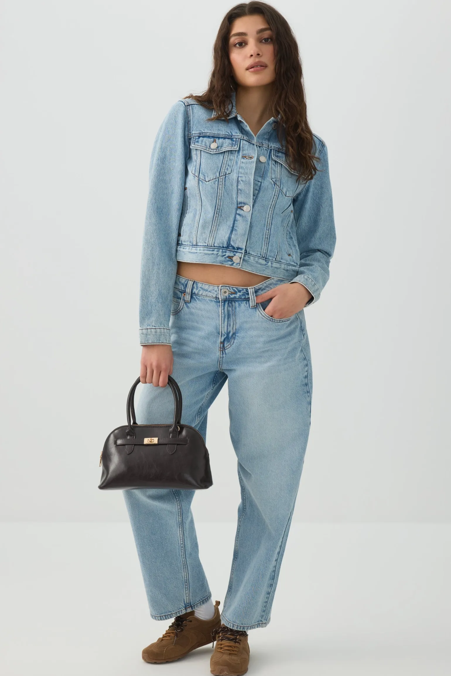 Faux Leather Tote Bag