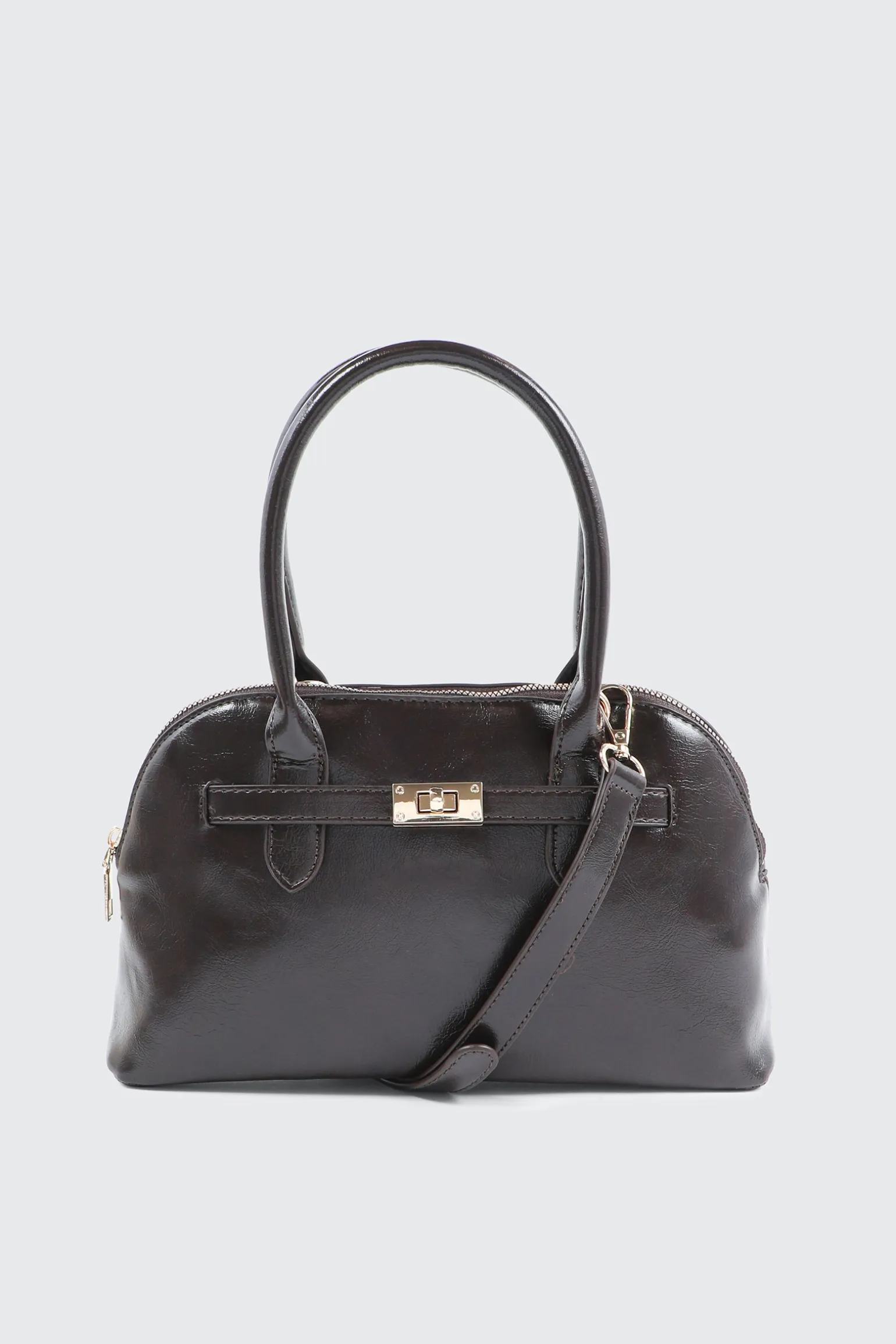 Faux Leather Tote Bag