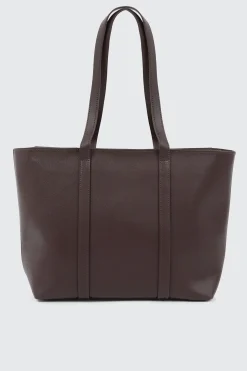 Faux Leather Tote Bag